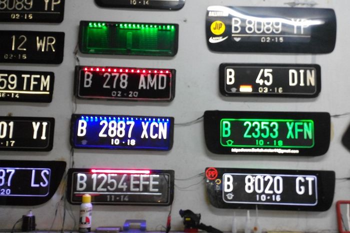 Contoh Plat Nomor Variasi. Razia Plat Nomor Digelar, Ini Model-Model Plat yang Diincar Polisi