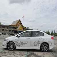 Honda City 2009 Modifikasi. Honda City 2009, Motif Batik Moderen Pekanbaru