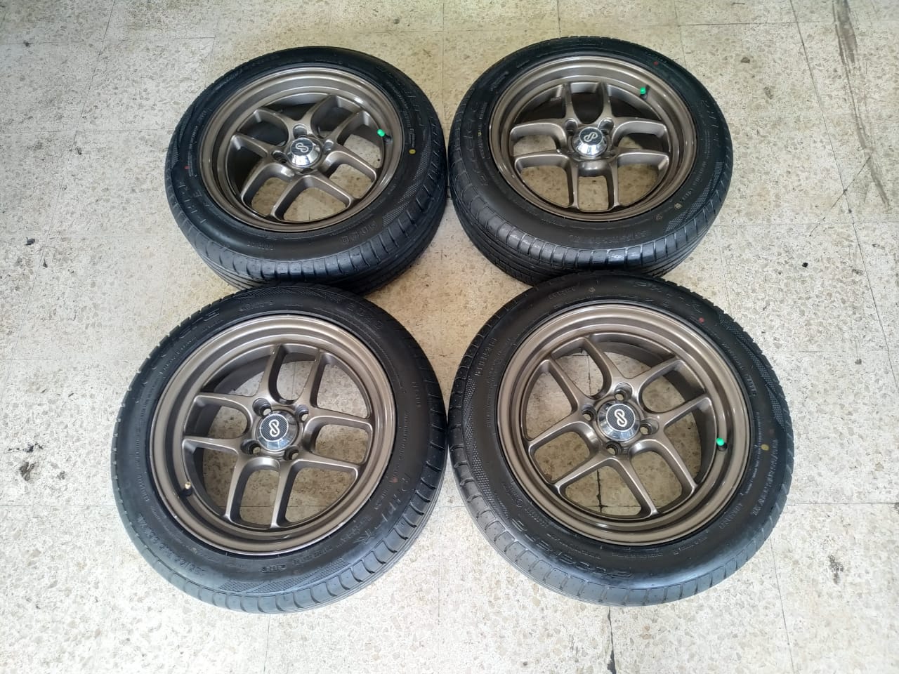 Velg Enkei Ring 15. Jual VELG ENKEI TUNING RING 15 PCD 4X100 + BAN PHI 195-50