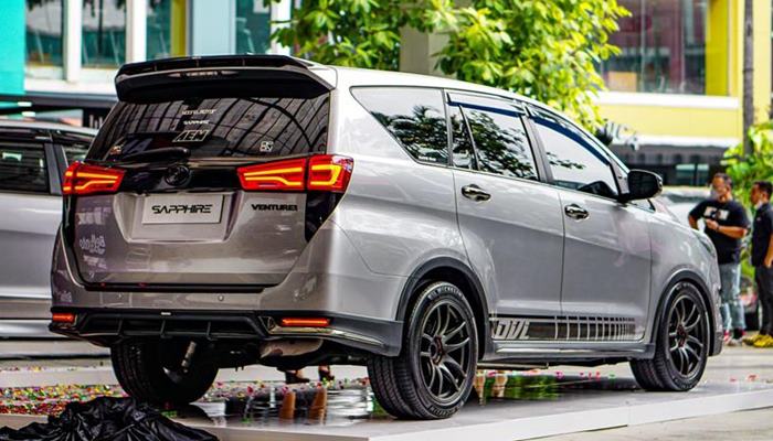 Kijang Innova Reborn Modifikasi. Modifikasi Toyota Innova Reborn Menggunakan Bodykit Sapphire, Opsi Tampil Sporty dan Proper