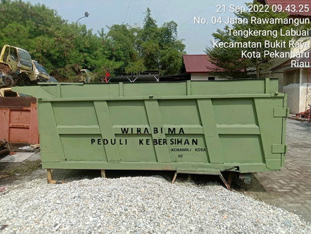 Bak Dump Truck Bekas. Kodim 0301 PBR Sebar 30 Bak Drump Truk Bekas di Wilayah Kota Pekanbaru