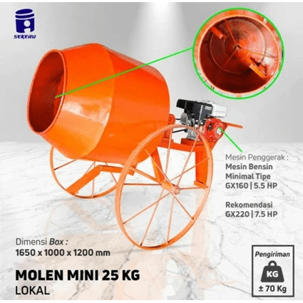 Harga Mesin Molen Mini. Jual Farminesia Mesin Molen Mini / Truk Molen 25 Kg - PT Farminesia Sejahtera Indonesia - Surabaya , Jawa Timur