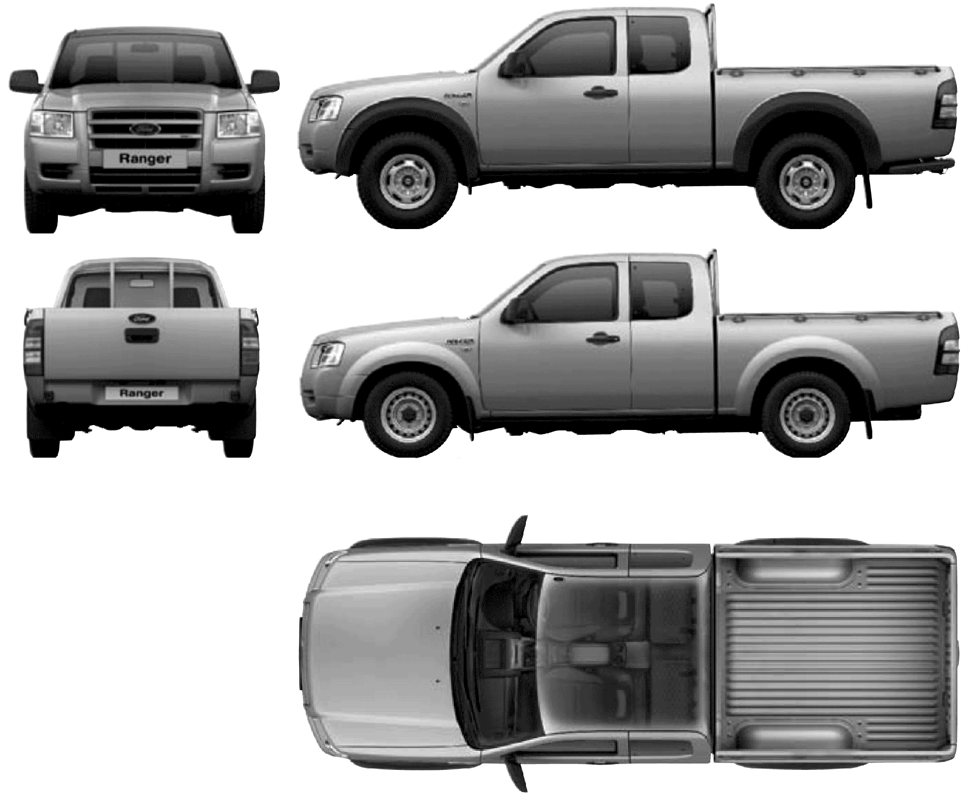 Ford Ranger 2008 Modifikasi. Harga Ford Ranger 2008, Spesifikasi Dan Review Lengkap