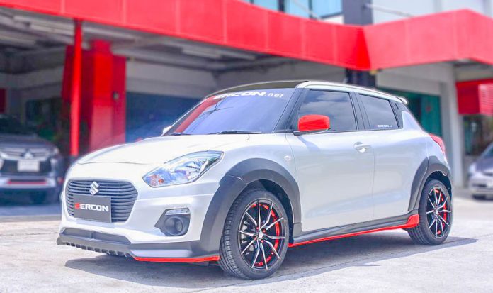 Swift Modifikasi Mini Cooper. Modifikasi Swift Bikin Pangling, Sekilas Mirip Mini Cooper : Okezone Otomotif