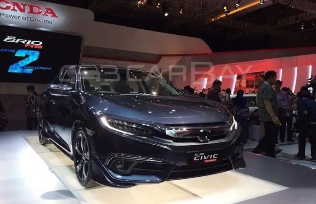 Civic Turbo 2016 Indonesia. Honda Civic Turbo Resmi Meluncur Di IIMS 2016 Berbanderol Rp 475 juta