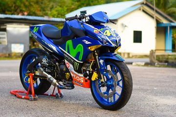 Kapasitas Tangki Jupiter Mx 135. Tangki 'Membengkak', Begini Tampang Yamaha Jupiter MX 135 Versi Sport Fairing