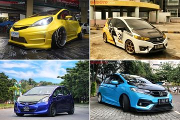 Honda Jazz 2013 Modifikasi. Deretan Modifikasi Honda Jazz, Dari Pelek Superlebar Sampai Gaya Street Racing