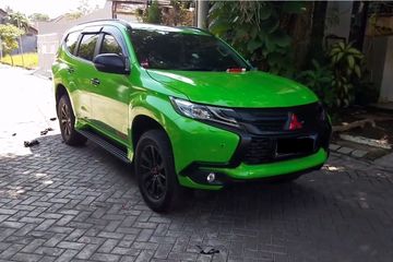 Pajero Sport Hitam Doff. Pajero Sport Modal Rp 3 Jutaan Berubah Full Hijau, Aksen Hitam Doff Serasi