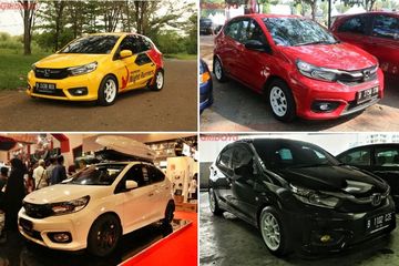 Modifikasi Brio Hitam 2019. Deretan Modifikasi Honda Brio Baru, Dari Street Racing Sampai Adventure Yang Pasang Roof Box