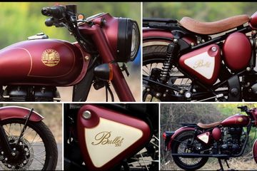 Avanza Merah Marun Modifikasi. Royal Enfield Classic Diubah Simpel, Kelir Merah Marun Bikin Menawan