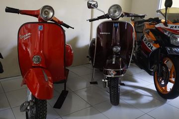 Vespa Sprint 1974 Original. Vespa Sprint Veloce 1974, Unit Langka Ada di Showroom Ini, Tawaran Rp 25 Juta Ditolak