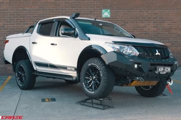 Triton Modifikasi Off Road. Video Mitsubishi Triton Tangguh Siap Off-road, Modal Permak Wajah dan Kaki-kaki