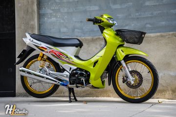 Modifikasi Motor Karisma 125. Modifikasi Apik Honda Karisma 125, Serasi Dari Bodi Sampai Kaki-kaki