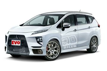 Lancer Evo 10 Modifikasi. Mencengangkan, Rupa Mitsubishi Xpander Dengan Wajah Lancer Evolution X