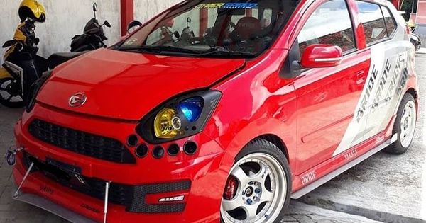 Ayla Sporty Ayla Modif. Daihatsu Ayla Bersolek Jadi Lebih Garang dan Sporty Nih