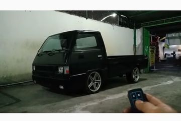 Modif L 300 Pick Up. Pikap Mitsubishi L300 Pasang Airsus, Tinggal Pencet Langsung Kandas