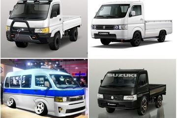 Modifikasi Carry Pick Up 2020. Suzuki New Carry Pickup Sudah Ada Versi Modifikasi Digital, Dari Slalom, Offroad Hingga Angkot Gaul