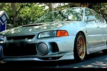 Lancer Evo 4 Modifikasi. Berpenampilan ala Evo 4, Mitubishi Lancer CK4 Sangar Berdarah Racing