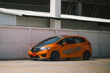 Modifikasi Honda Jazz 2019. Modifikasi Honda Jazz GK5 Tampil Mencolok, Simpan Tenaga Beringas