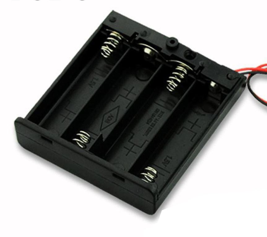 Baterai A3 Dan A2. 4 Slot Tempat Baterai AA A2 Holder Baterai AA A2 Kotak Baterai AA A2 Battery Holder (Salin)