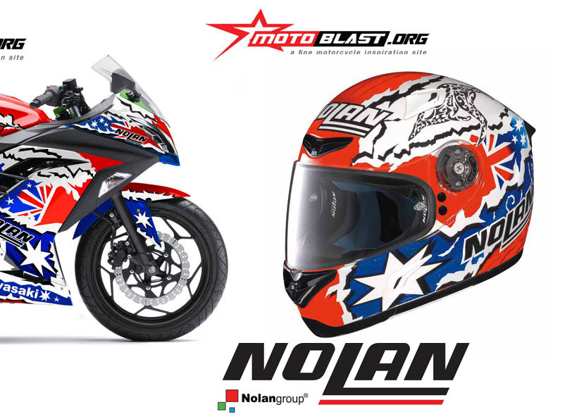 Modifikasi Ninja 250 Hijau. Modifikasi Kawasaki Ninja 250R Fi Tema Helm NOLAN N63 Casey Stoner