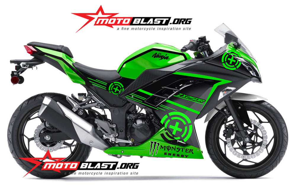 Striping Ninja 250 Fi. Modif Striping Kawasaki Ninja 250R FI