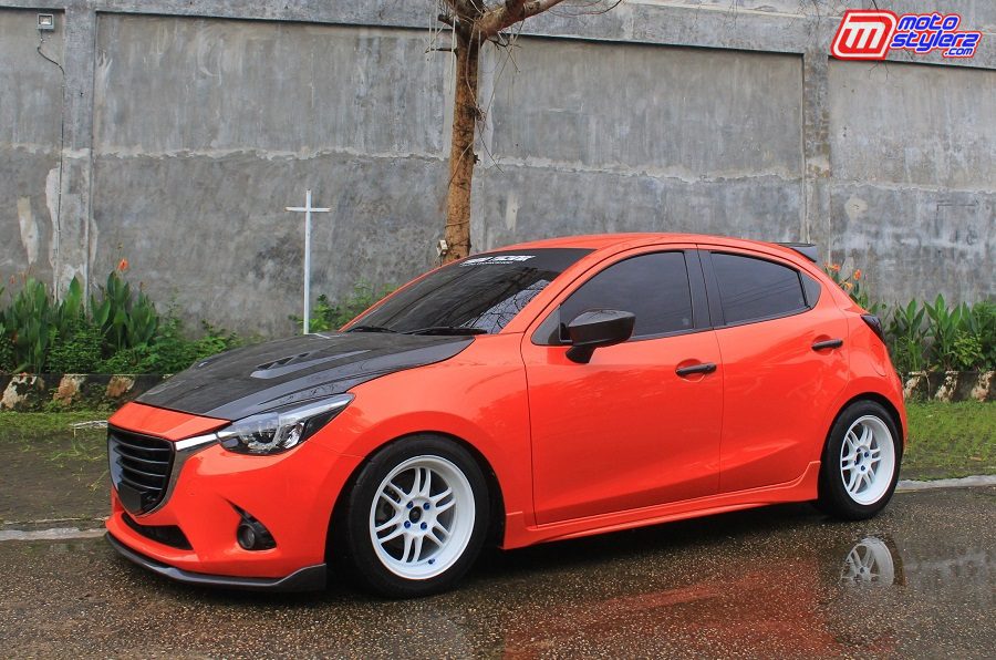 Modifikasi Mazda 2 Skyactiv. Mazda 2 Skyaktiv “2015-Jambi: Cakep Bergaya Street Racing, Show Car & Daily Come On