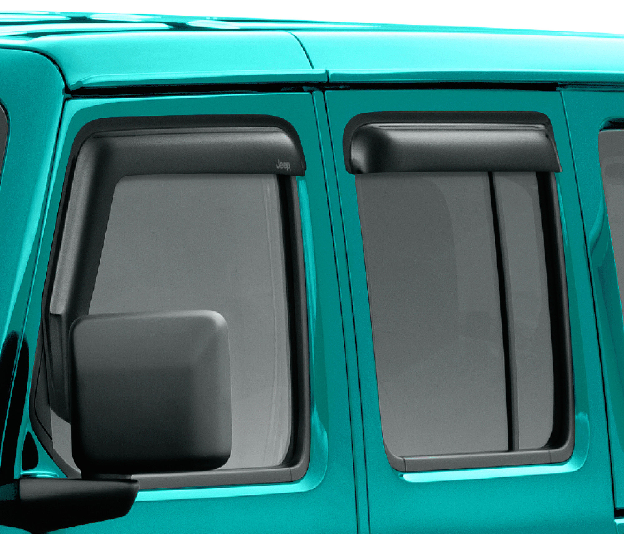 Rubicon 2 Pintu Modifikasi. Jual Talang Air Mobil Jeep Rubicon Side Window Air Deflectors 18+ Jeep Wrangler JL Rain Guard MOPAR Usa