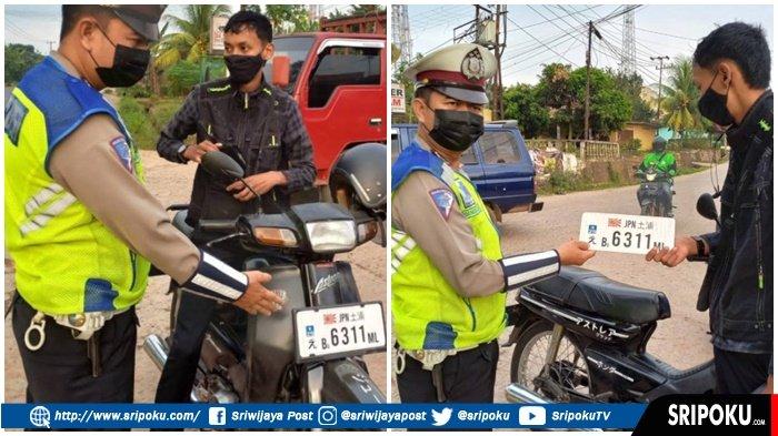 Angka Plat Nomor Keren. PENGENDARA Motor Ini Ingin Tampil Keren, Plat Nomor Pakai Angka dan Huruf Jepang, Ini Penampakannya!