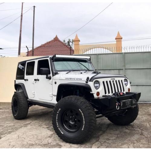 Jeep Wrangler Rubicon Black Modification. Mobil Jeep Wrangler JK Rubicon 2012 Bekas Tangan Pertama Full Modif Nego di Tangerang