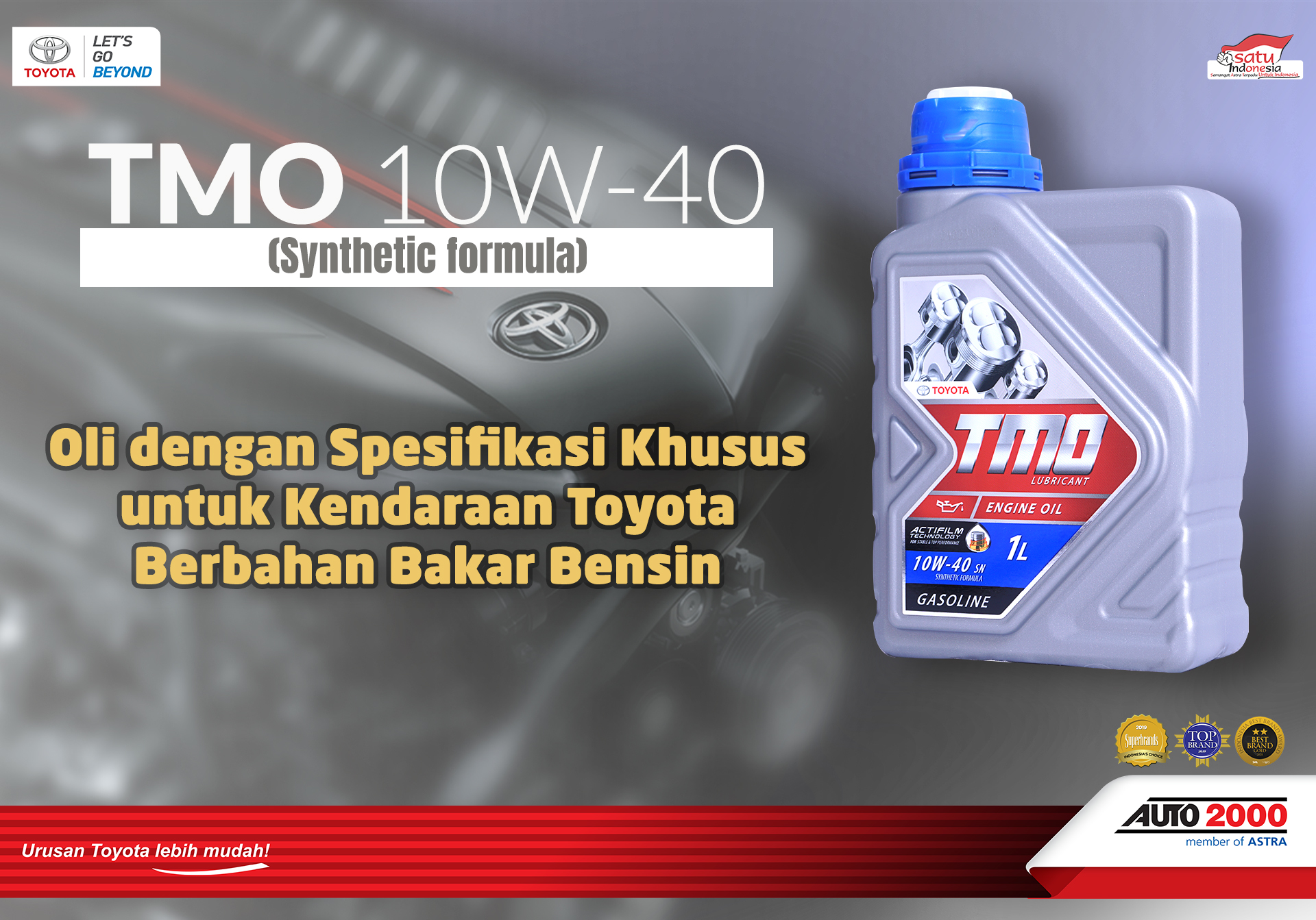 Spesifikasi Oli Tmo 10w-40. Jual OLI TMO 10W-40SN 1LT Original