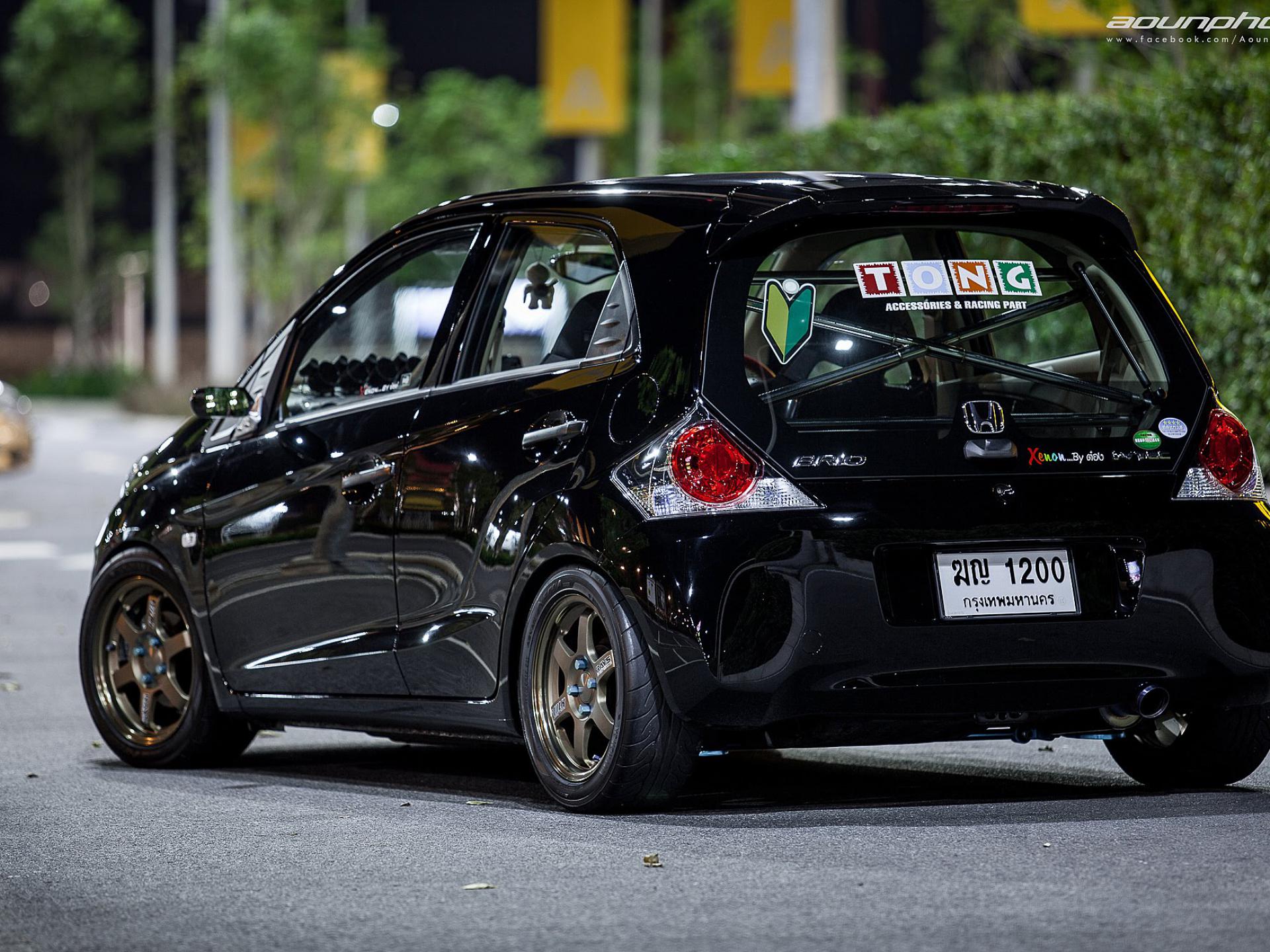 Modifikasi Honda Brio Rs 2020. Honda Brio Stance