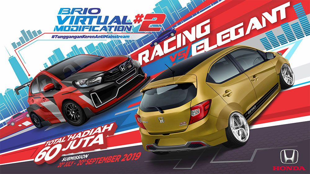 Honda City Modif Elegant. Racing Vs Elegant, Tema Kontes Honda Brio Virtual Modification 2019