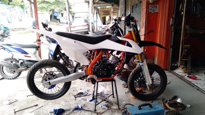 Cs1 Modif Trail Supermoto. Tips Pilih Mesin yang Cocok untuk Motor Trail