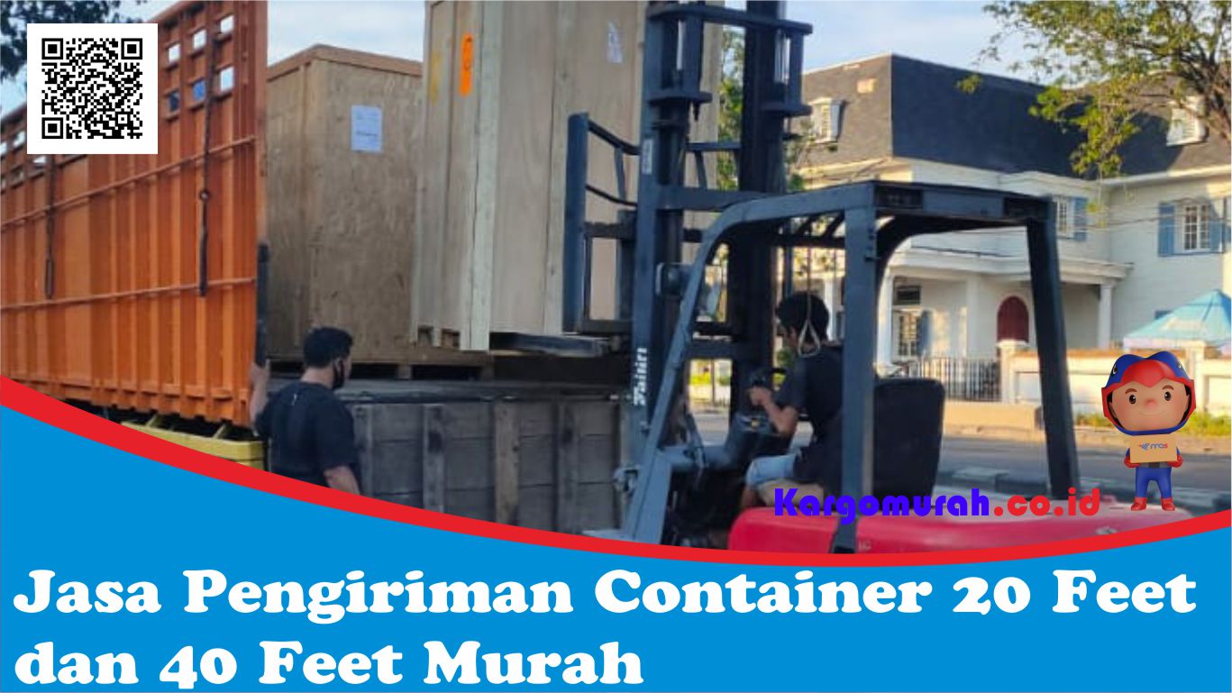 Truk Container 20 Feet. Jasa Pengiriman Container 20 Feet dan 40 Feet Murah