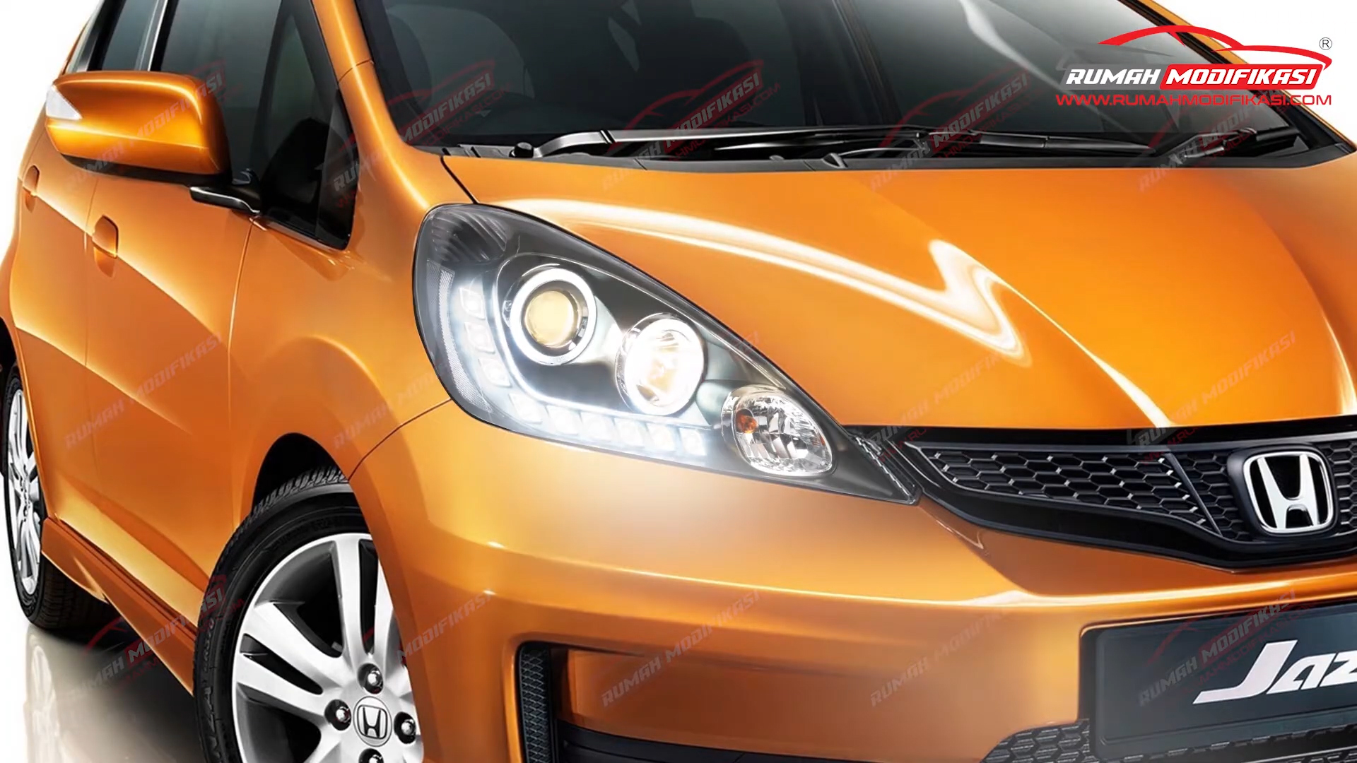 Cara Membuat Lampu Angel Eyes. Honda Jazz 2008 Kinclong Berkilau, Dengan Headlamp Angel Eyes Starline