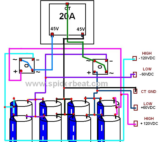 Skema Stepper Class H. Skema Rangkaian Supply Untuk Power Ampli Class H Menggunakan 1 dan 2 Trafo Biasa